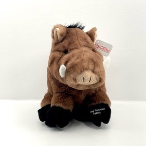 Dollibu Plush Wild Boar Stuffed Animal Soft